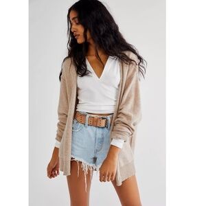 Free People School Boy Cashmere Cardi